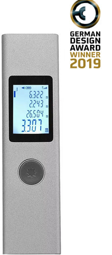 HomeTrendz™ Rechargeable Digital Laser Tape Measure Rangefinder Distance Measurer