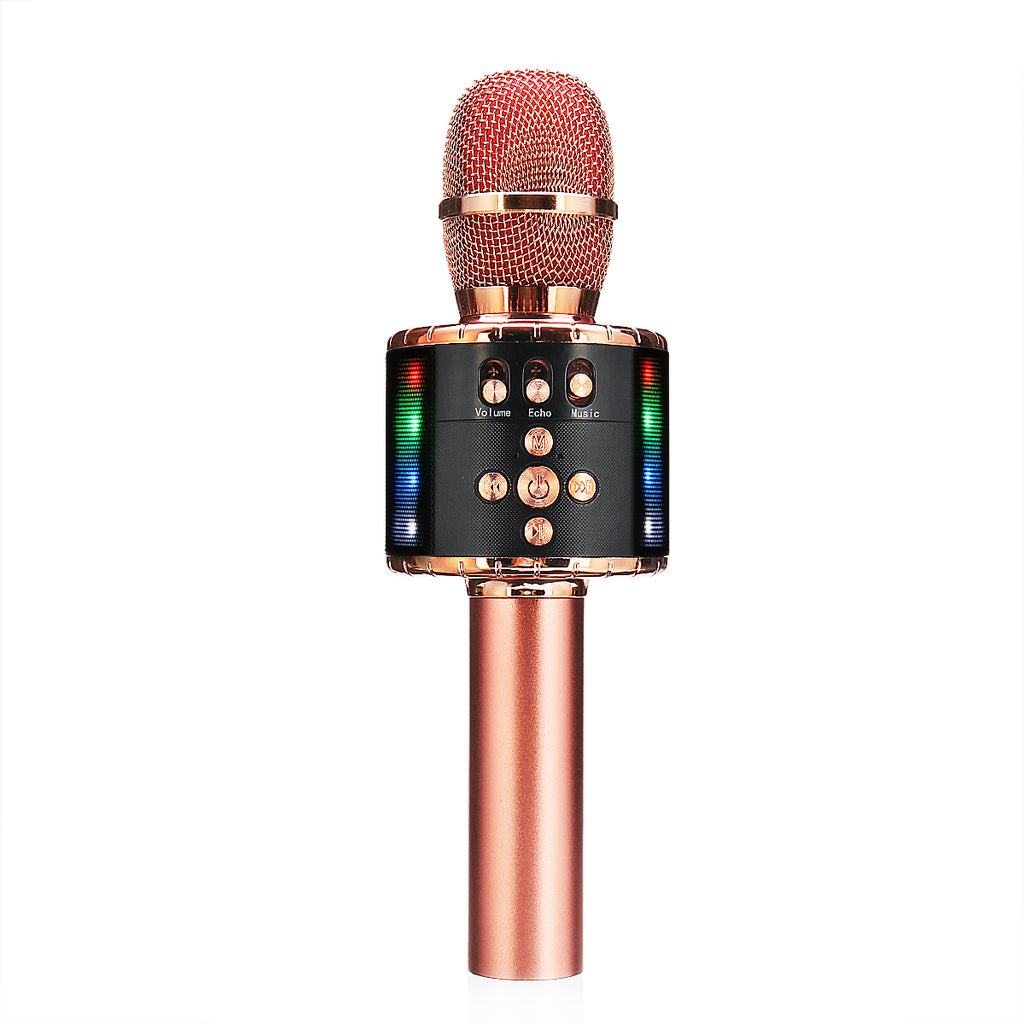 Karaoke Microphone with Wireless Bluetooth Speaker Recorder Portable for iphone Android Smartphone