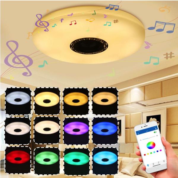 RadiantX™ Smart Bluetooth Dimmable LED Ceiling Music Speaker Light
