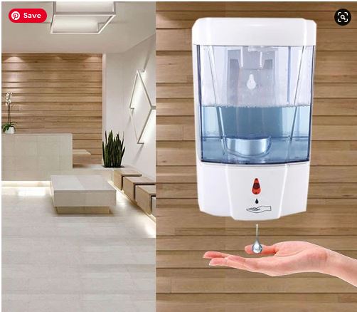 Touchless Automatic Hand Sanitizer and Soap Dispenser Wall Mounted - Wholesale